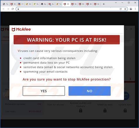 mcafee total scam